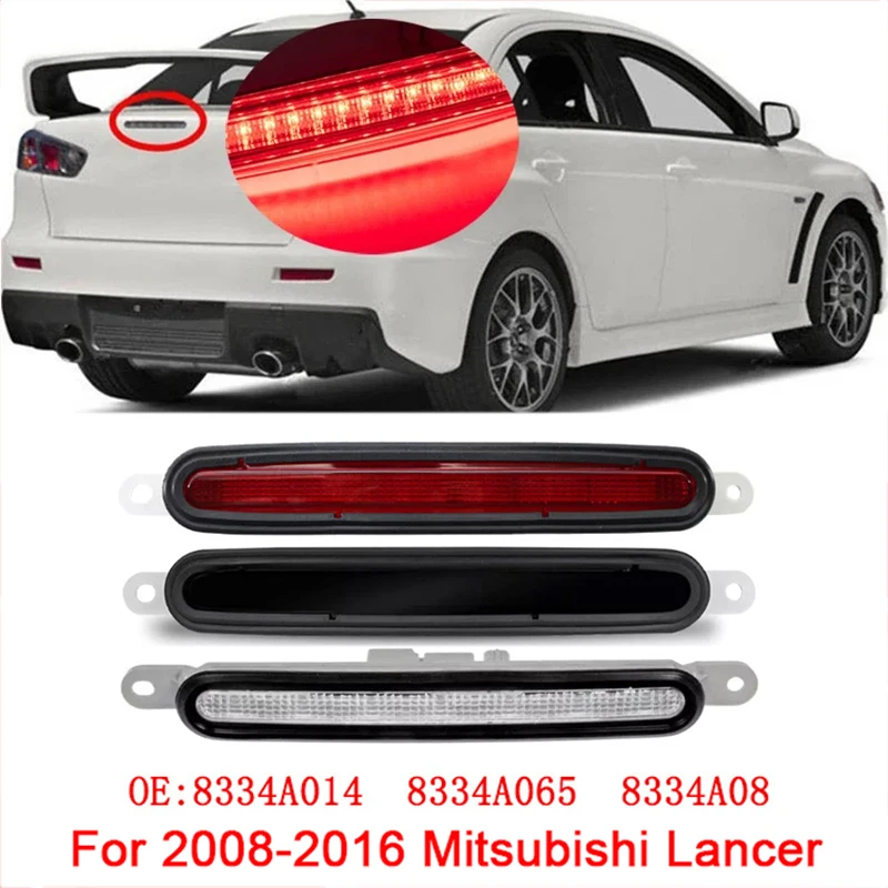 

Для 2008-2016 Mitsubishi Lancer 8334A014 8334A065 8334A08 Автомобильный задний стоп-сигнал для предотвращения столкновений, задний предупредительный стоп, светодиодный сигнальный светильник