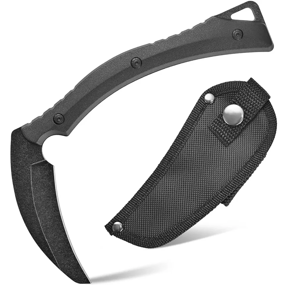 Fixed Blade Handmade Agricultural use, weeding, rice cutting, stainless steel, multifunctional, portable, tree Collection Knife
