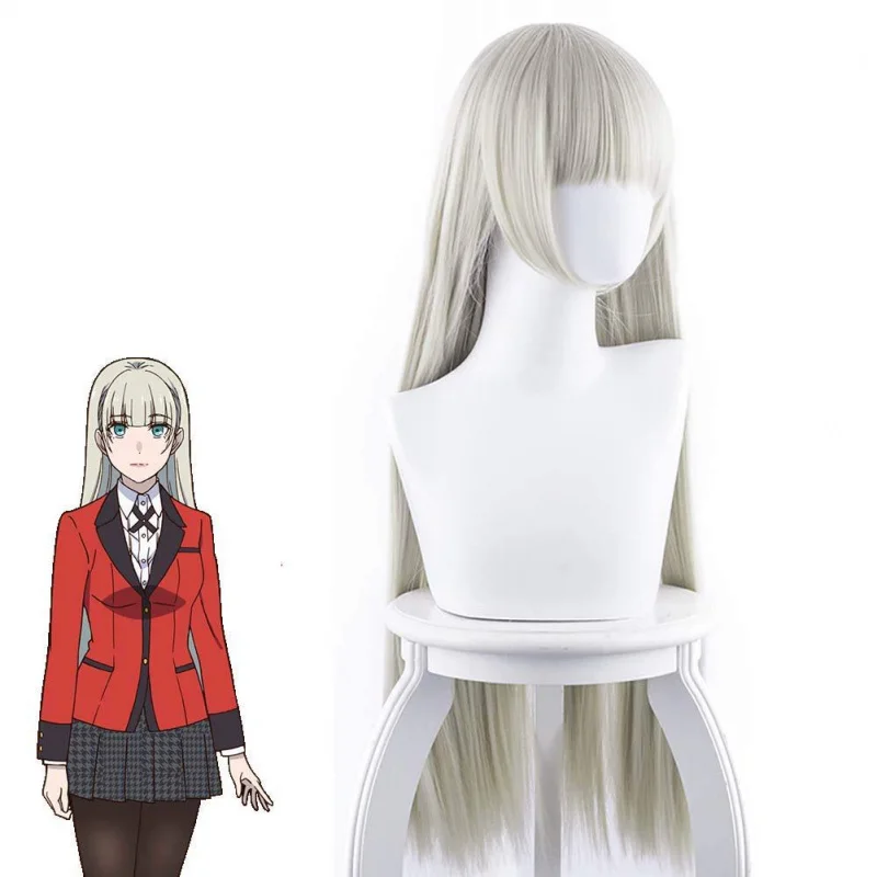 Mad Betters: Peach Lilyka/Peach Lilyka أزرق رمادي شعر مستعار كوسبلاي أنيمي