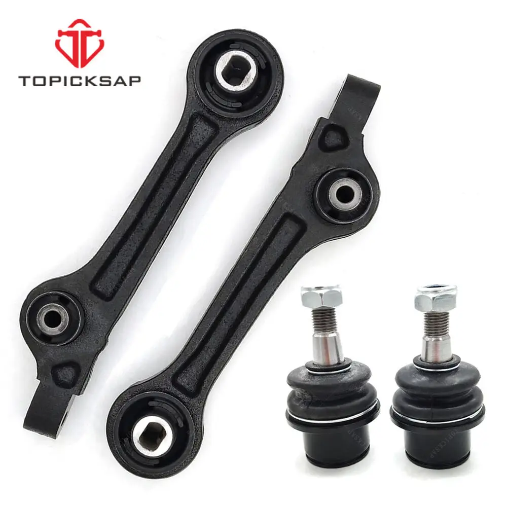 TOPICKSAP 4pcs Kits Front Lower Rearward Control Arm Ball Joints for Chrysler 300C Dodge Charger 2WD 2011 2012 - 2016