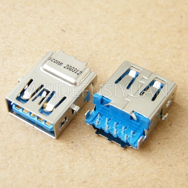 New Laptop 3.0 USB Jack Interface 9 Pin USB Charging Socket USB Data Prot