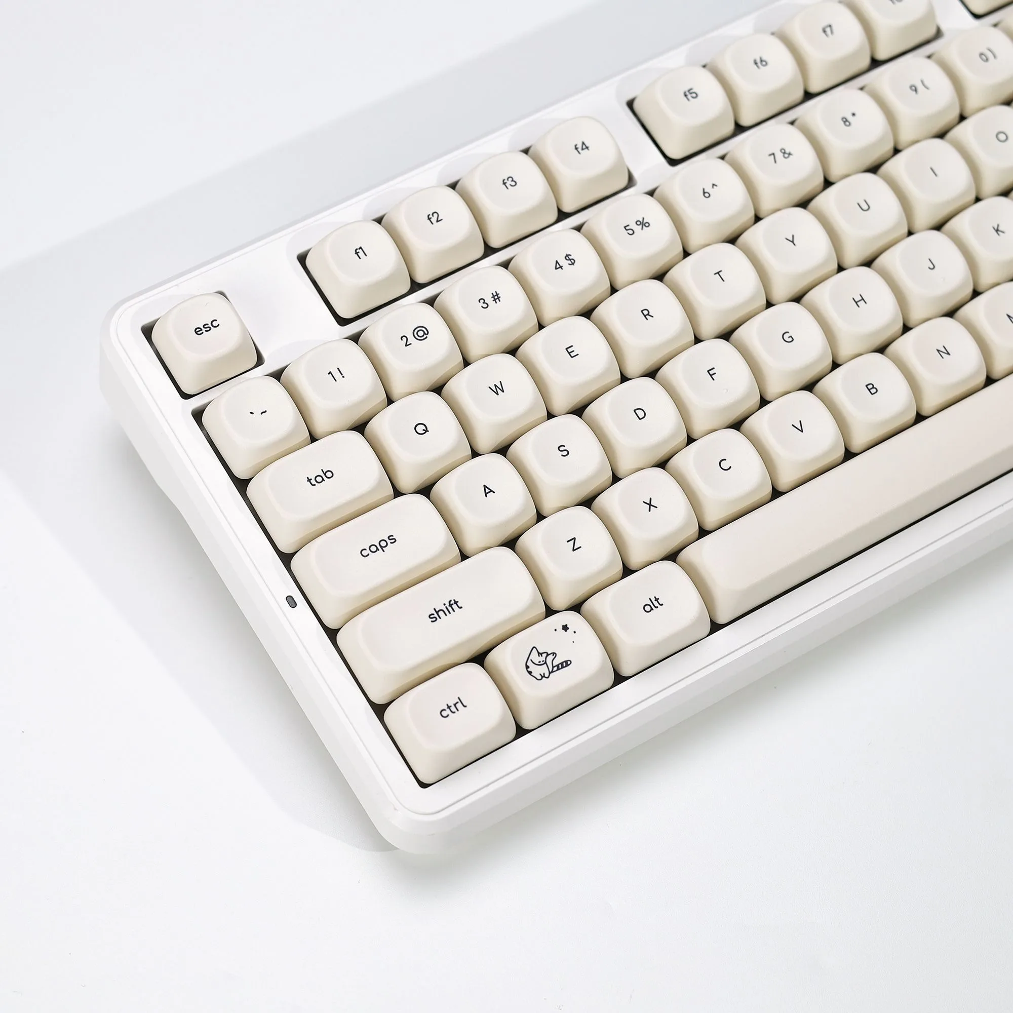 MOA Profile Keycap  PBT Dye Sublimation Cute Cat Dog 137 Keys Small Full Set Korean English keycap MX Switch Mechanical Keyboard