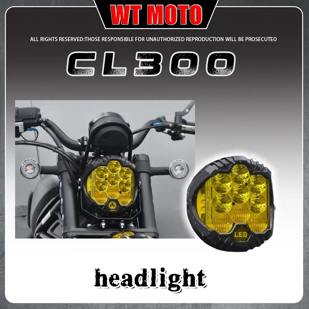 

Headlights for CL300 headlight assembly with 7-inch high-brightness LEDs