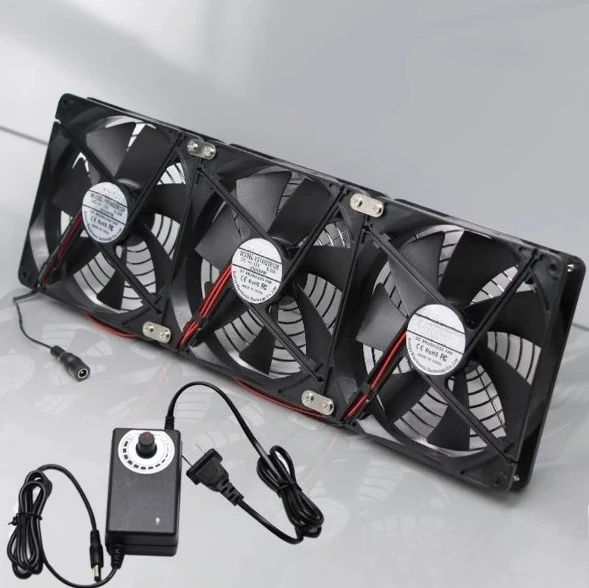 220V Speed Control 14cm Cooling Ventilation Fan Bracket, High Airflow for Cabinet Router Plant Rack Indoor Use