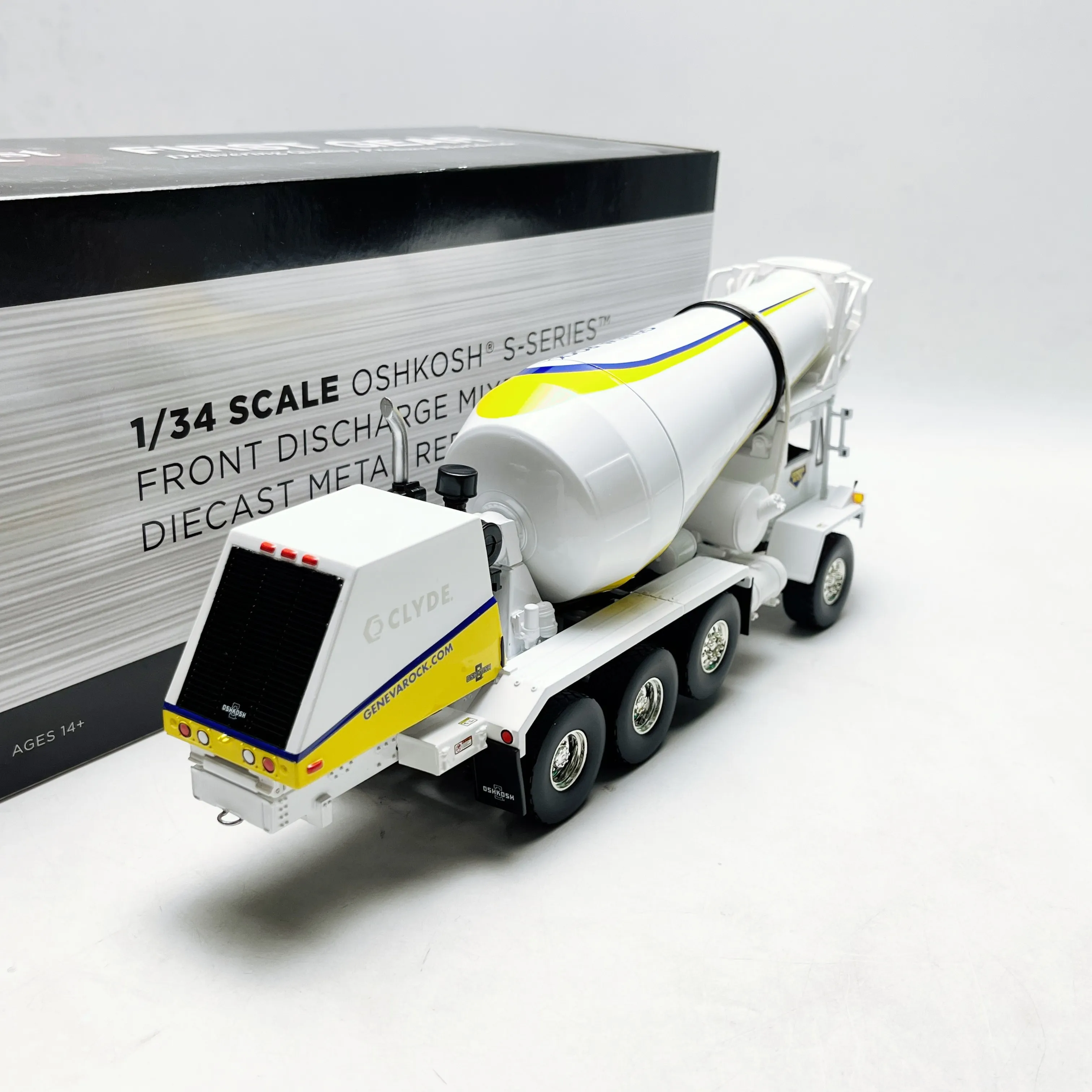 

Diecast First Gear 1/34 Scale 10-4249 Concrete Mixing Truck Alloy Car Model