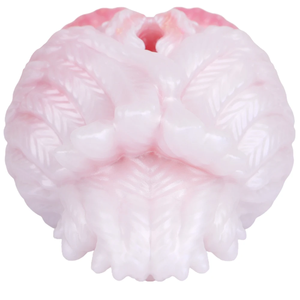 LUUK الخيال الوردي الريش امرأة الذكور الاستمناء الضارب القضيب تحفيز Onahole جيب كس ألعاب جنسية من السيلكون للرجل