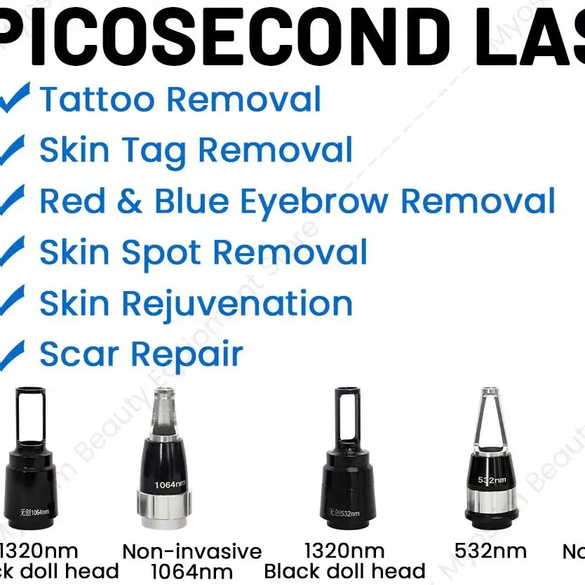 Machine Permanent Painless Diode Picosecond Laser 7000W 2‑in‑1 FAC  Hair Removal Tattoo Spot Skin‑Rejuvenation Beauty Equipment
