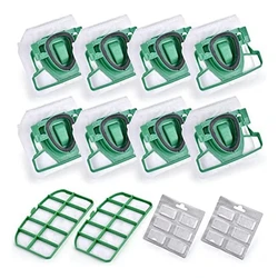 For VK 200 FP 200 Parts for Vorwerk Kobold Vacuum Cleaner Bag Replacement Filter 8 VK200 Bags+2 HEPA Filters+12 Fragrances