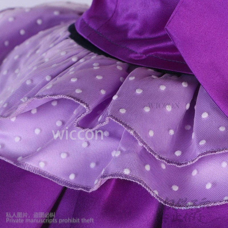 Tsukiyomi أنيمي شوجو شارا تأثيري Utau زي الأرجواني مساء اللباس لوليتا تنورة هالوين عيد الميلاد حزب البدلة مخصصة