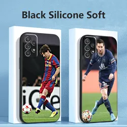 Phone Case for Samsung A52 A53 A12 A13 A32 A50 A21s A23 A51 A71 A33 A54 A31 A03 A70 A14 Cover Football Superstar M-Messi 10