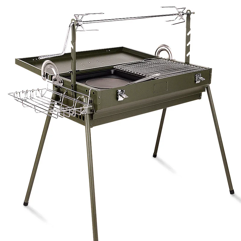 Outdoor Grill Folding Portable Charcoal Grill Car Camping Camping Carbon Grill