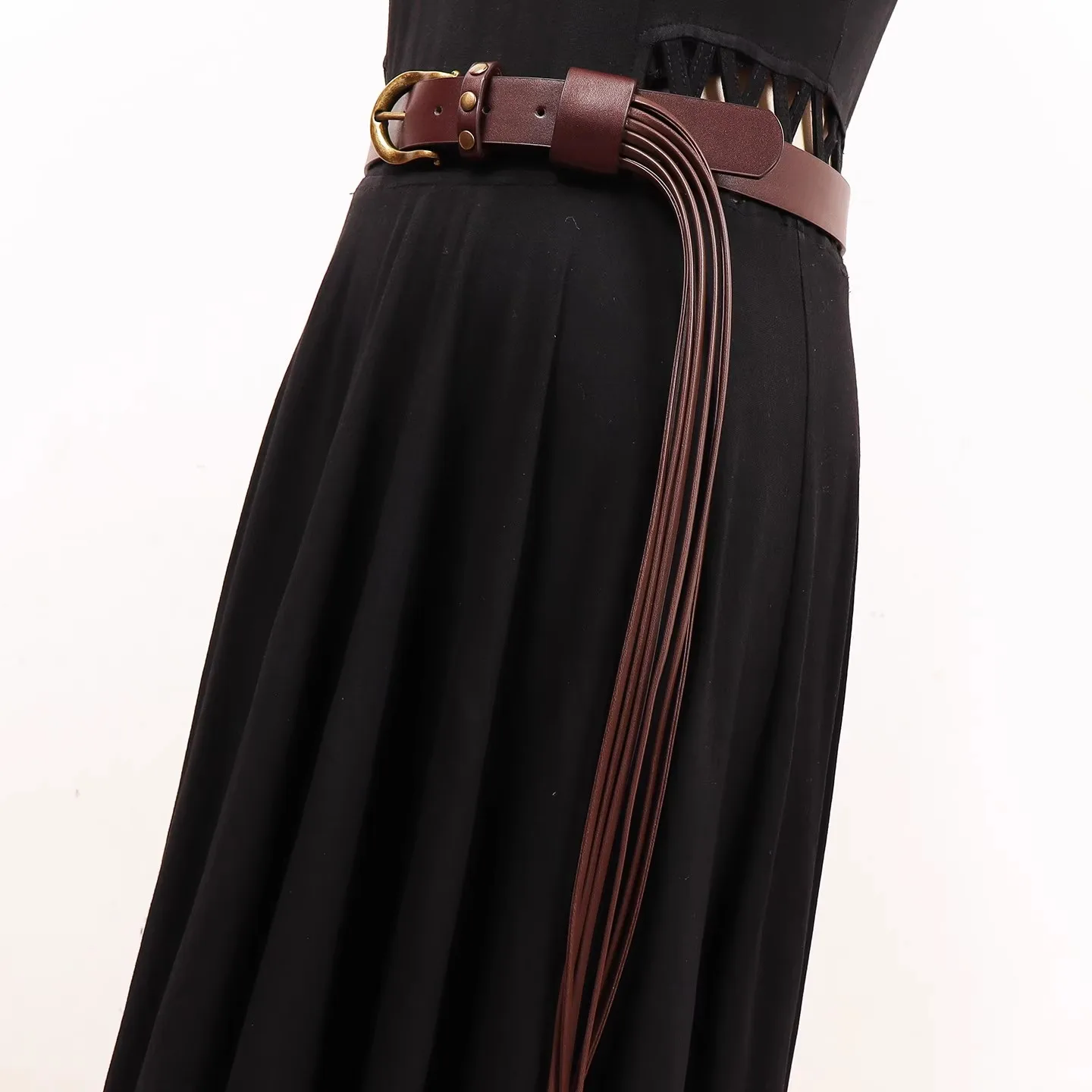 Pista da donna Moda PU Pelle Nappa Fascia da smoking Abito femminile Corsetti Cintura Cinture Decorazione Cintura larga R3285