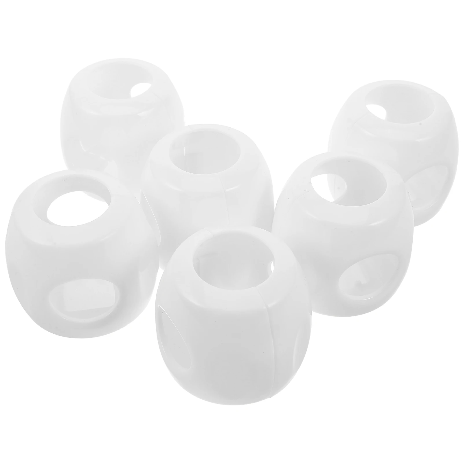 6 قطعة مقبض الباب الآمن يغطي الأبيض برهان قبضة مقبض الحرس العالمي جولة الغطاء الواقي للمنزل الحضانة