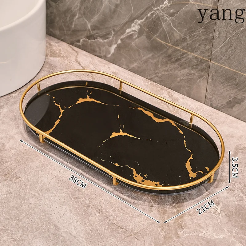 CX Toilet Bathroom Shelf Tray Premium Sense Light Luxury Toilet Cosmetics Storage Rack