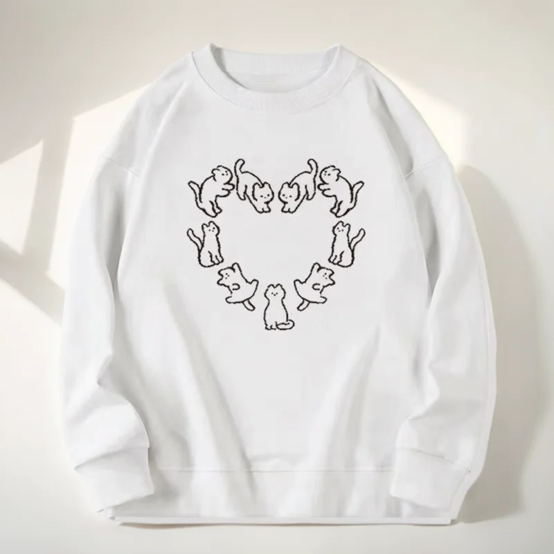 Sweat-shirt Y2K pour femmes, graphique chaud marron bordeaux, Streetwear décontracté, couleur unie, léger, rétro, printemps automne