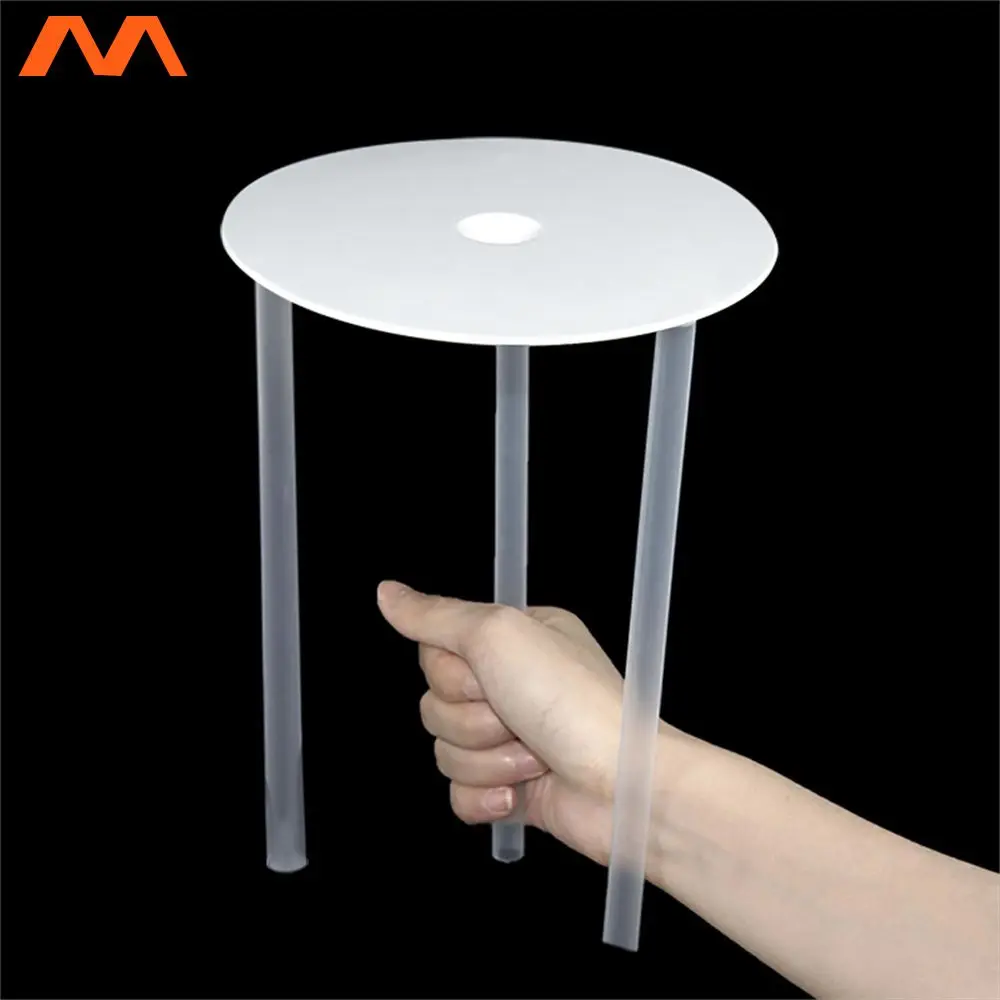 Cake Piling Stand Complete Supporting Facilities Not Collapsing Milky White 1 Set Household Multi-layer Cake Stand Cake Stand