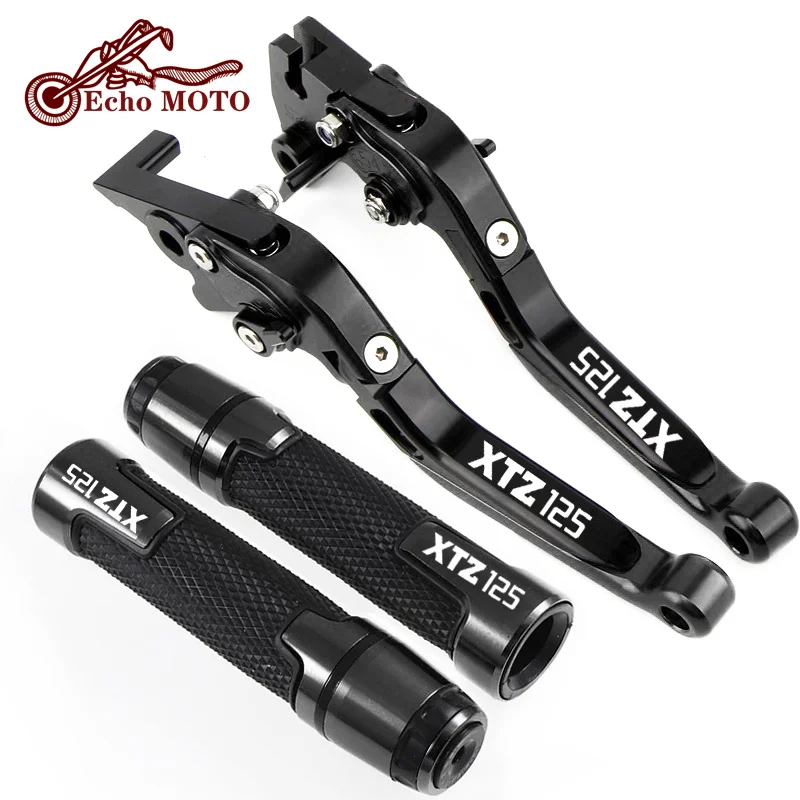 Motorcycle For Yamaha XTZ125 XTZ 125 2014 2015 Accessories CNC Adjustable Brake Clutch Leverr+22MM Handle Handlebar Grip