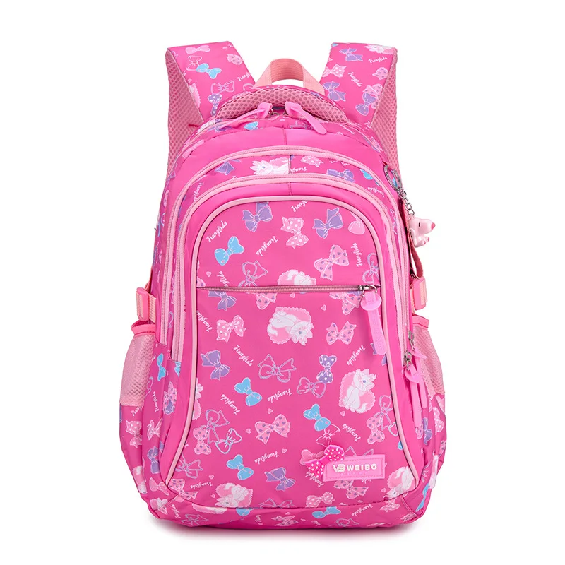 Nylon Waterproof Kids Backpacks Lightweight Girls Children's School Bags and Pencil Pouch Set Primary Student Shoulder Backpacks