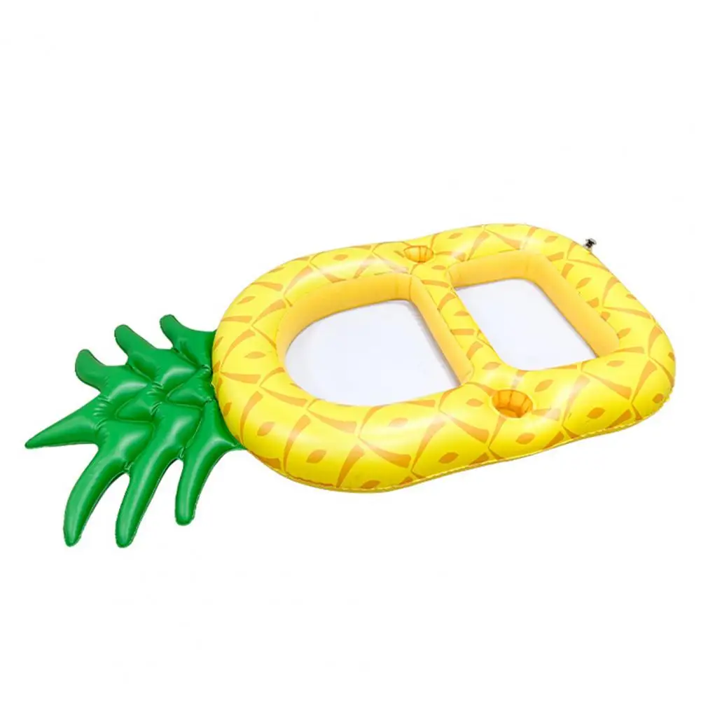 Mode Schwimmbad Tablett entzückende aufblasbare Tablett Ananas Float Schwimmbad Float Food Bier Tablett Unterhaltung