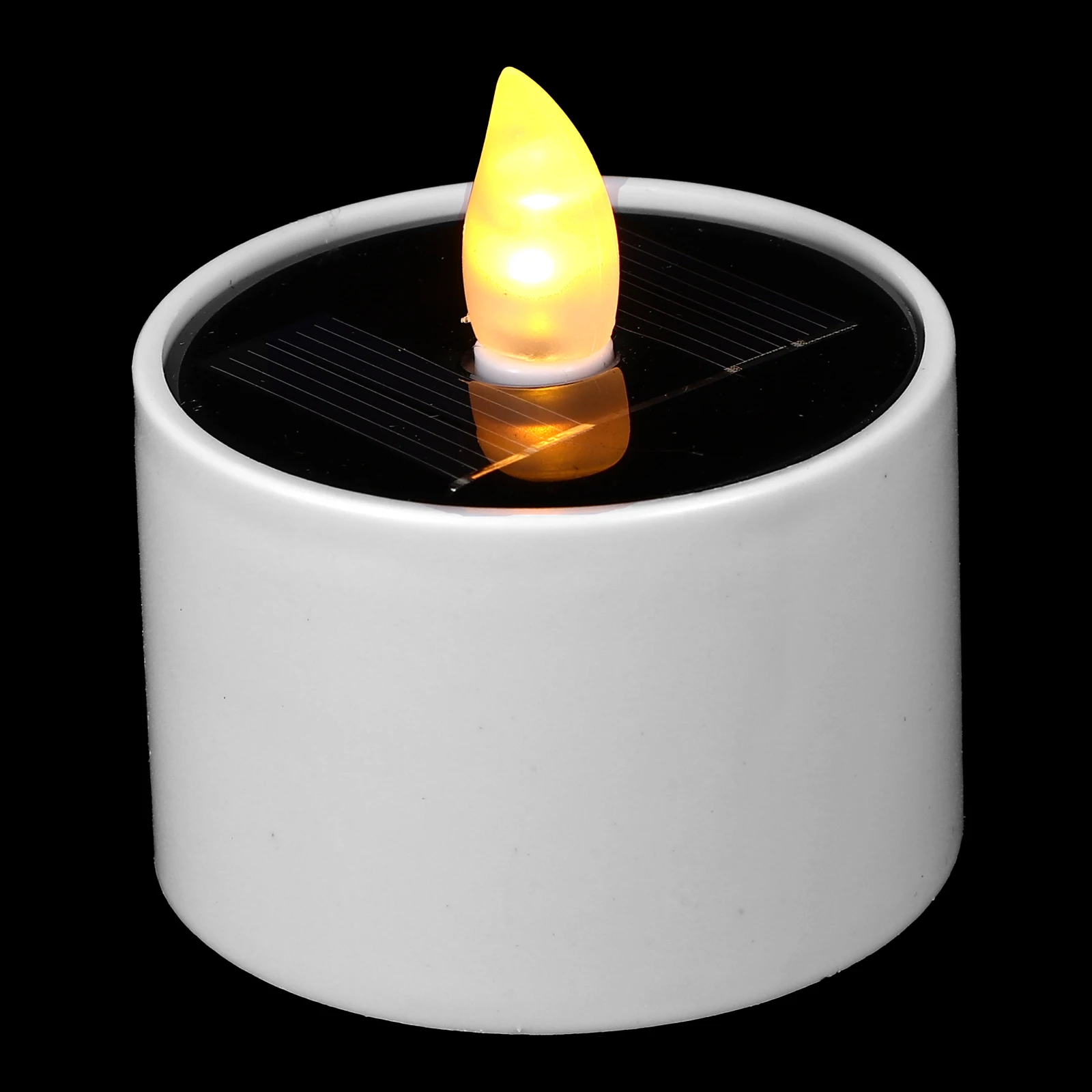 

Solar Powered LED C les Waterproof Flameless Flickering C Light for Garden Wedding Holidays Bedrooms Yellow Atmosphere Decor
