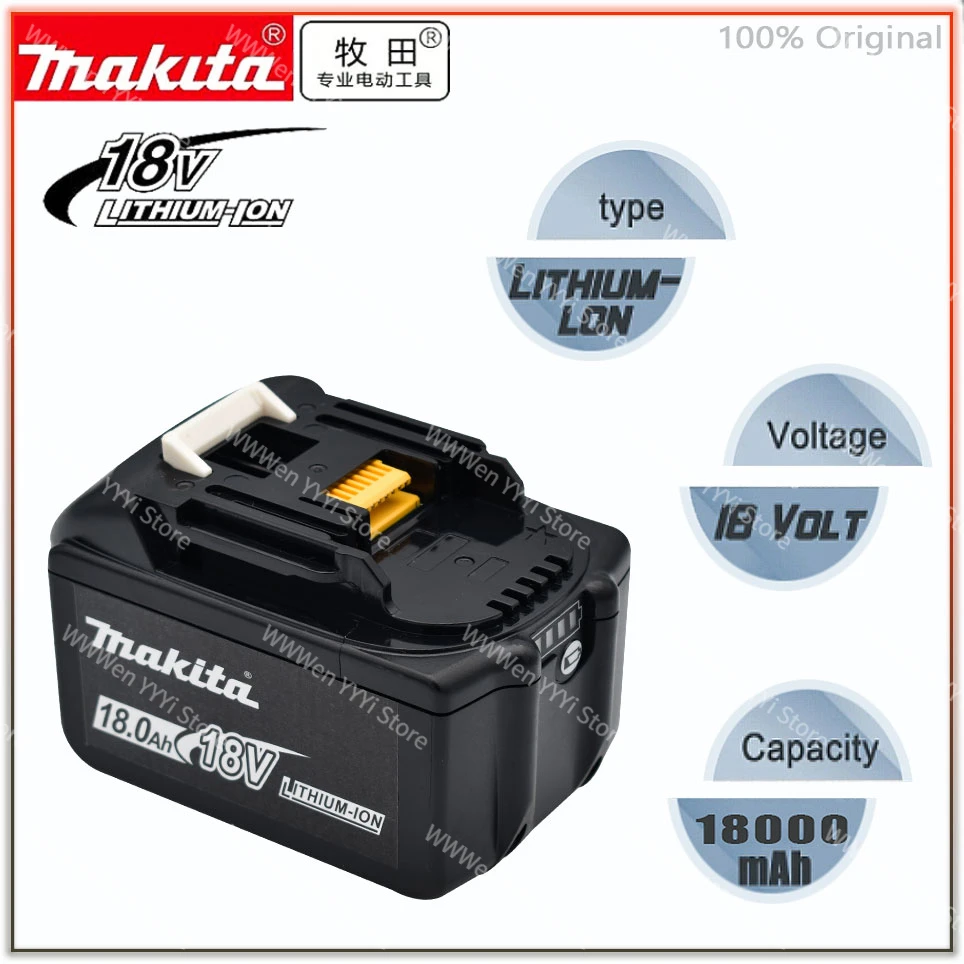 

18.0Ah Original makita Replacement 18V 12.0Ah Battery For BL1830 BL1830B BL1840 BL1840B BL1850 BL1850B rechargeable battery