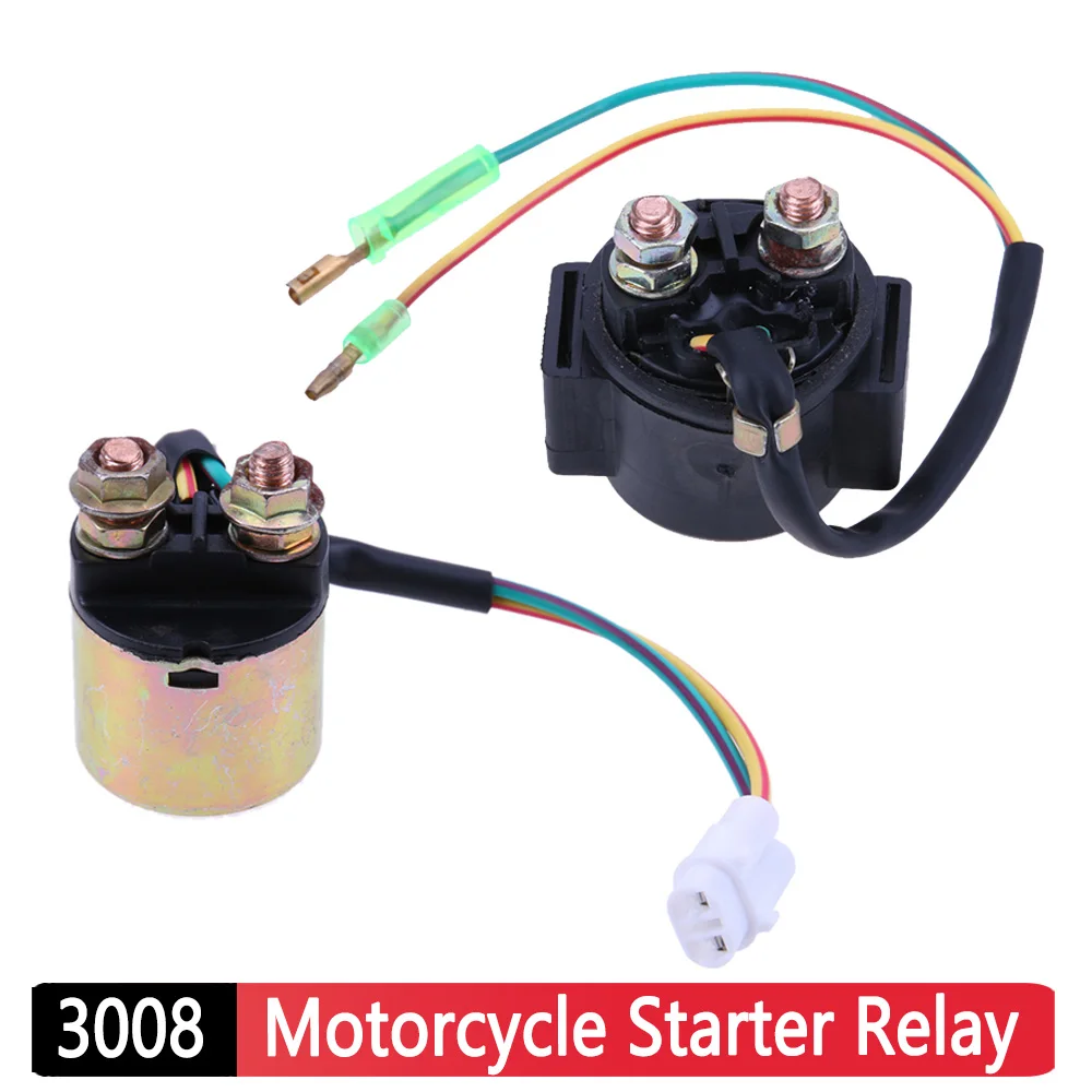 3008 Motorcycle Starter Solenoid Relay For 125/150ccm Motorcycle/Scooter Moped/ATV Karts  For Kawasaki Honda Yamaha