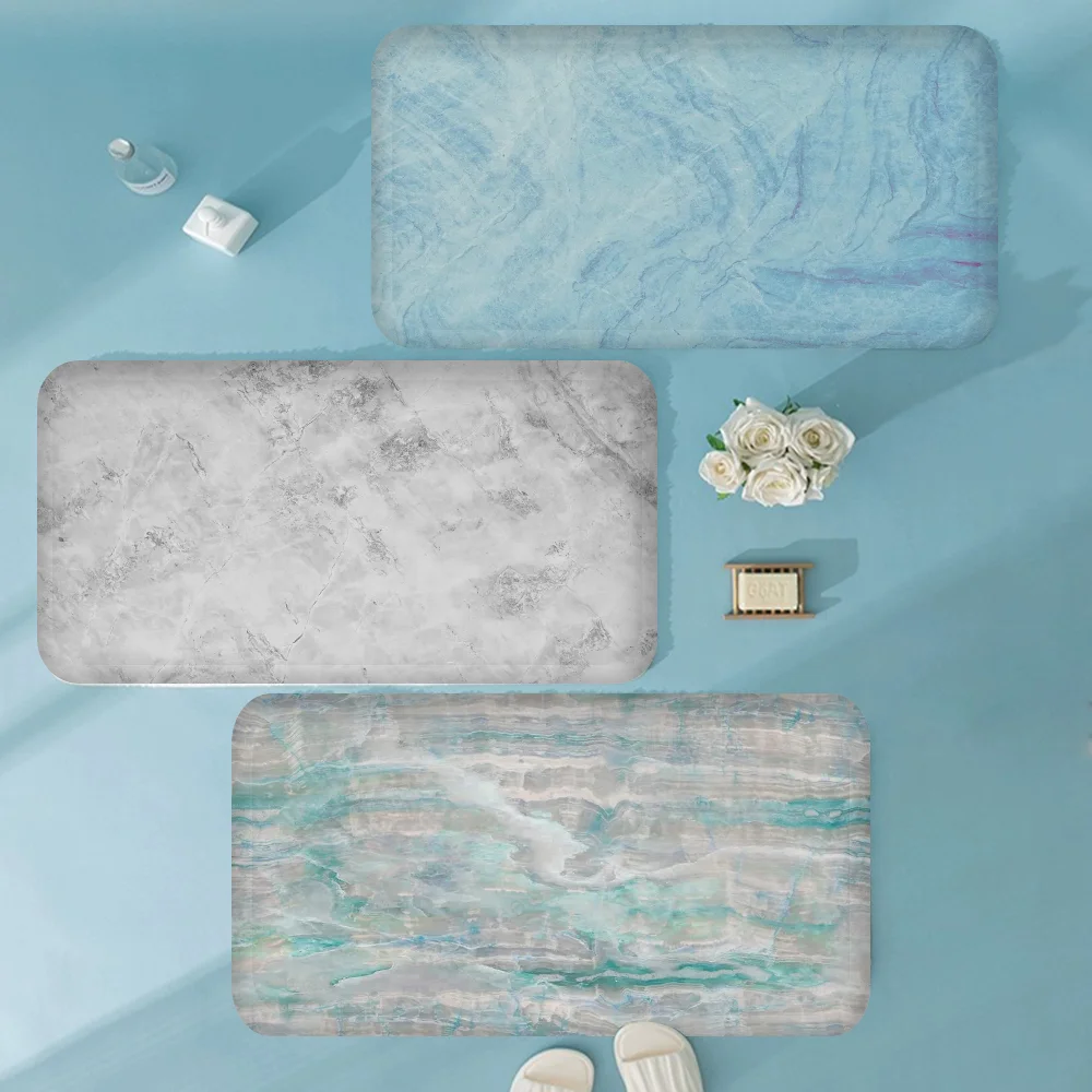 

Marble Floor Mat Non-Slip Laundry Room Mat Laundry Decor Balcony Child Living Room Household Carpets