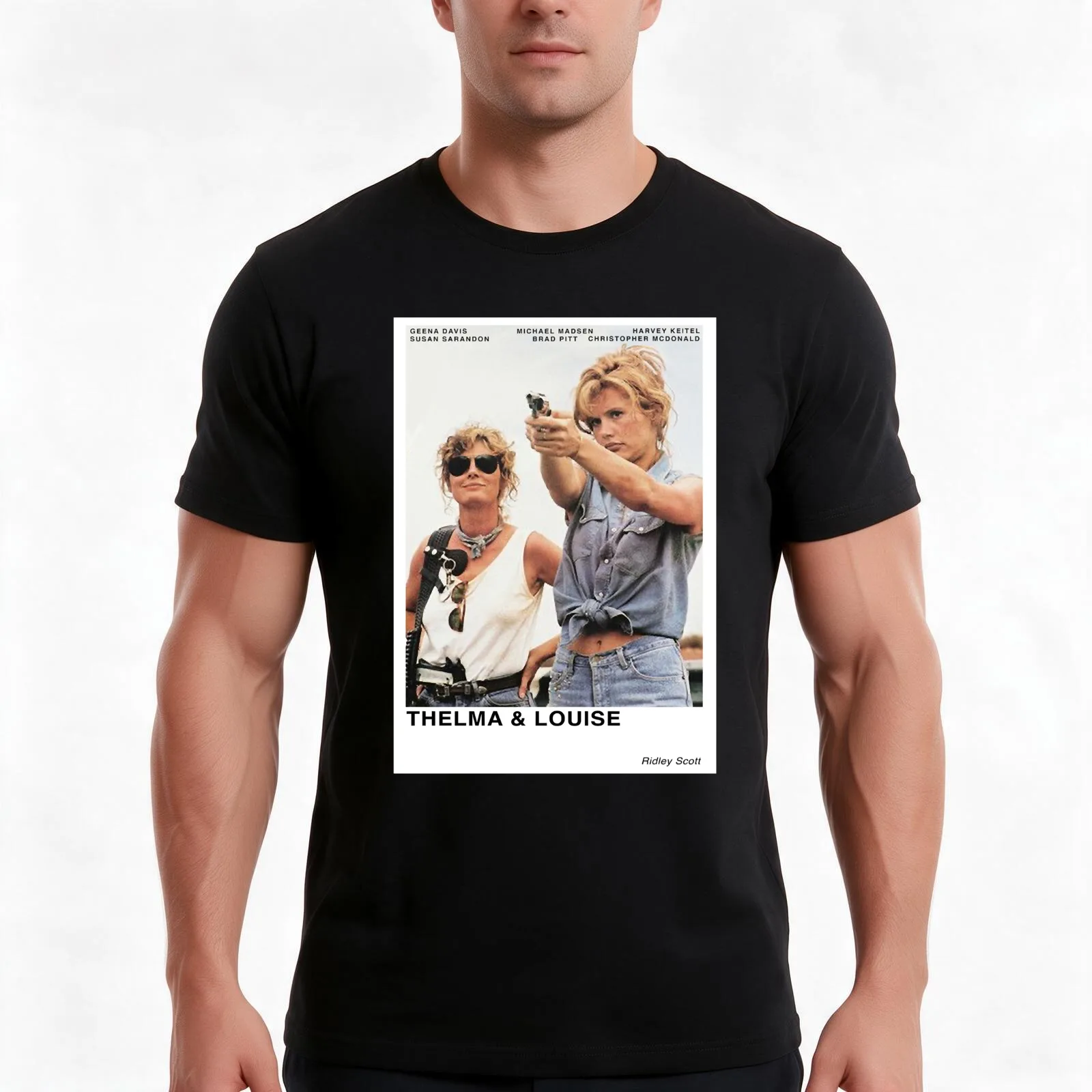 Thelma & Louise T-Shirt Summer Casual Cotton Tee Oversized Streetwear Tops Vintage Graphic Print Loose Fit Short Sleeve