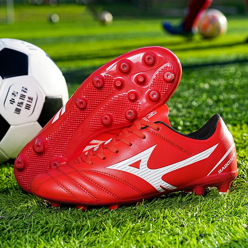 Men's Football Shoes Youth Outdoor Non-slip Short Nail Sports Shoes Professional Competition Training Shoe Girls' Soccer Sneaker