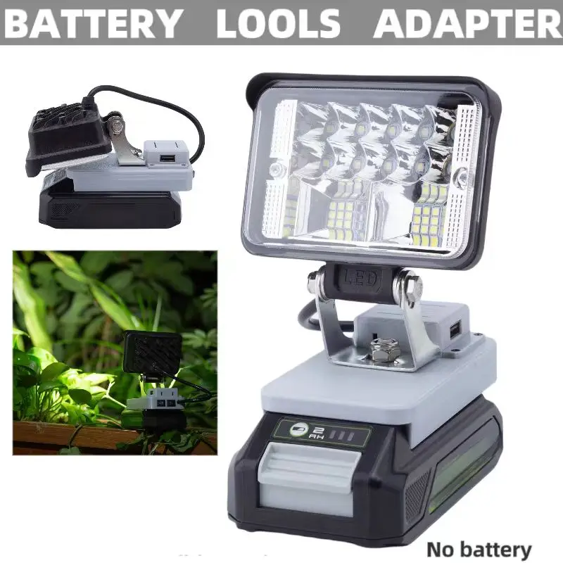 

24V Work Light Torch Flashlights Camping USB For Greenworks