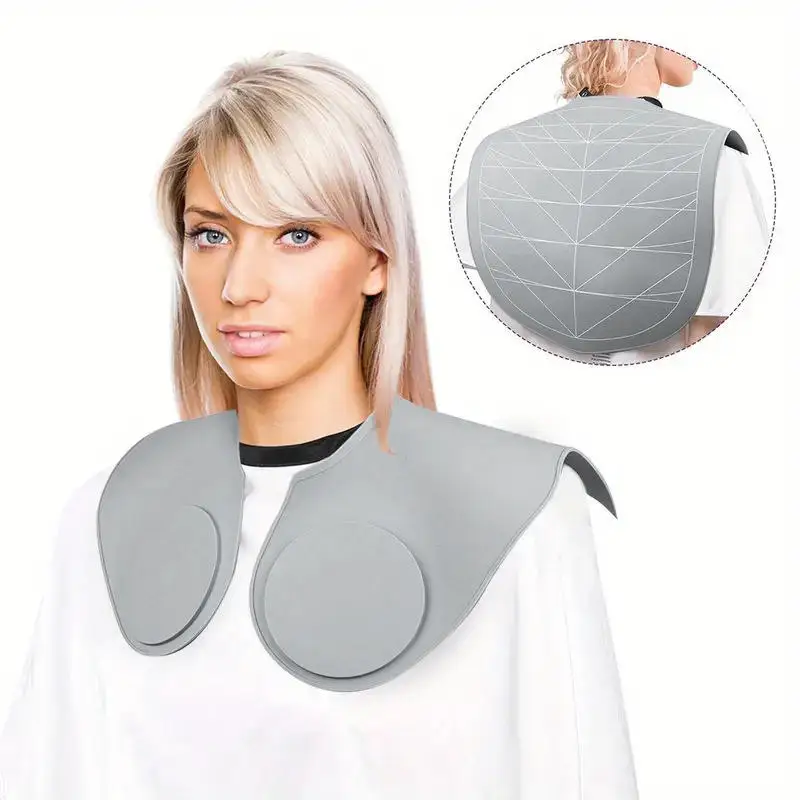 

1pc Haircut Silicone Capes Waterproof Protective Collar Hair Dyeing Shawl Pads Neck Cloak Professional Salon Styling Accessories