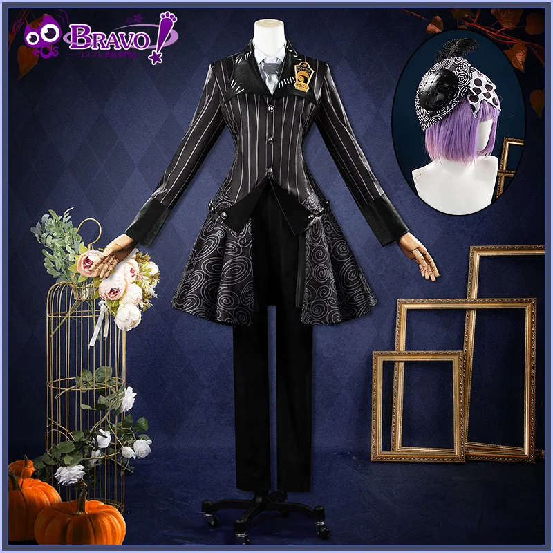 Twisted Wonderland Lost in the Book with The Nightmare Before Christmas Skully Cosplay Costume Cosbravo Custom Made