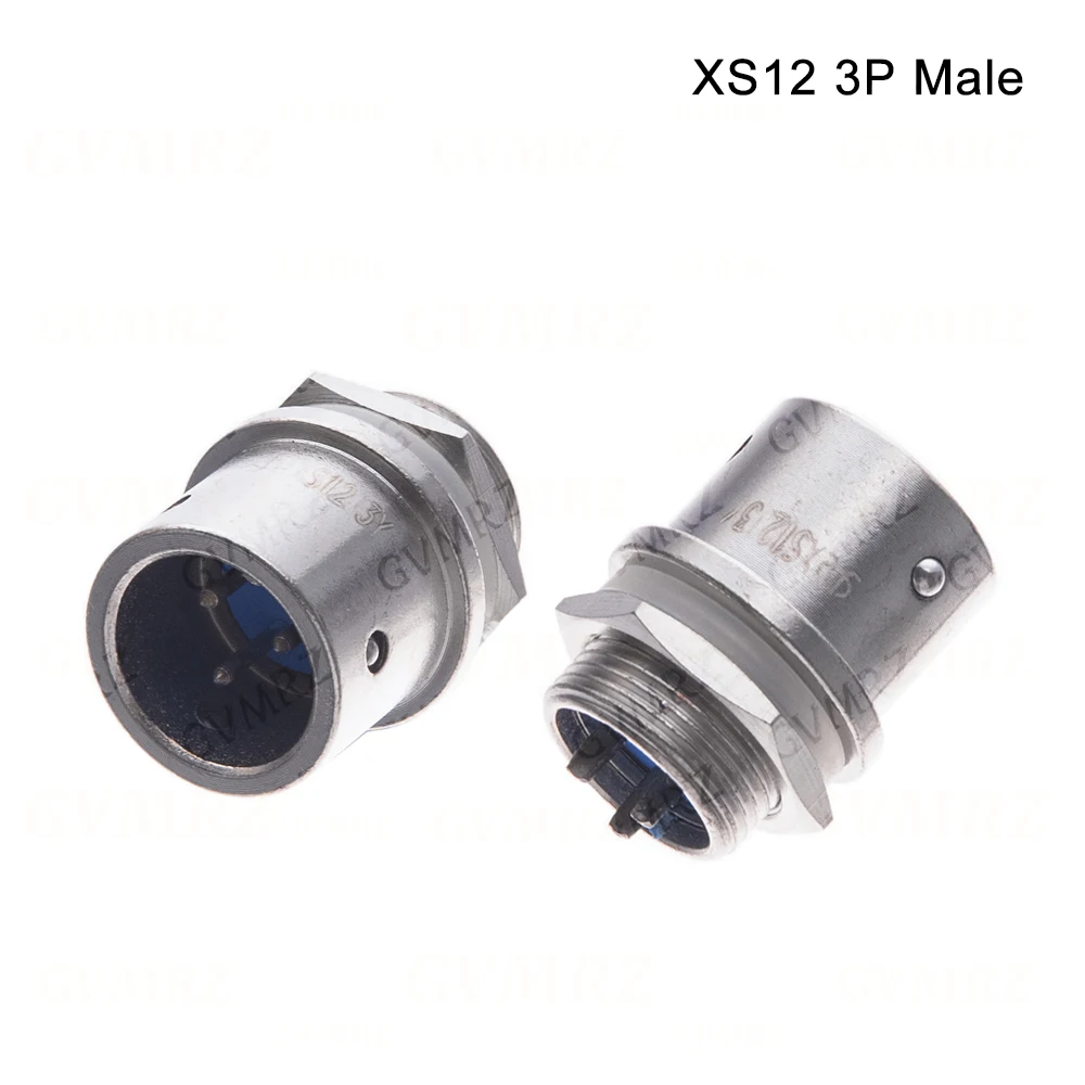 XS12 2PIN 3PIN 4PIN 5PIN Docking Aviation Plug Socket Waterproof Circular Connector Integrated circuit