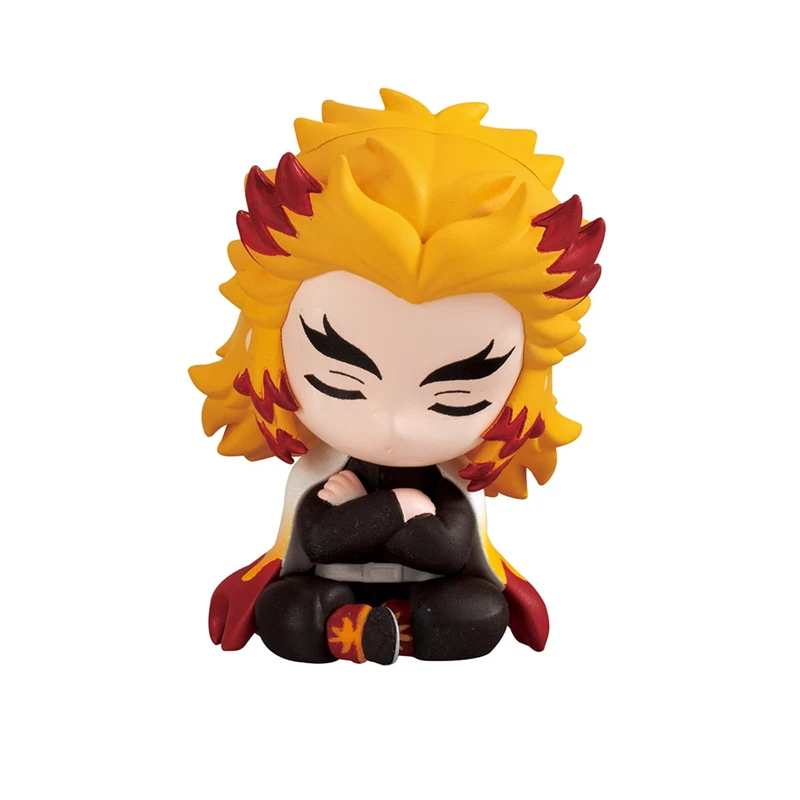 Bandai Demon Slayer modelo de figuras de acción estilo de sueño Gashapon Giyuu Uzui Tengen Kyoujurou adorno de escritorio oficial genuino