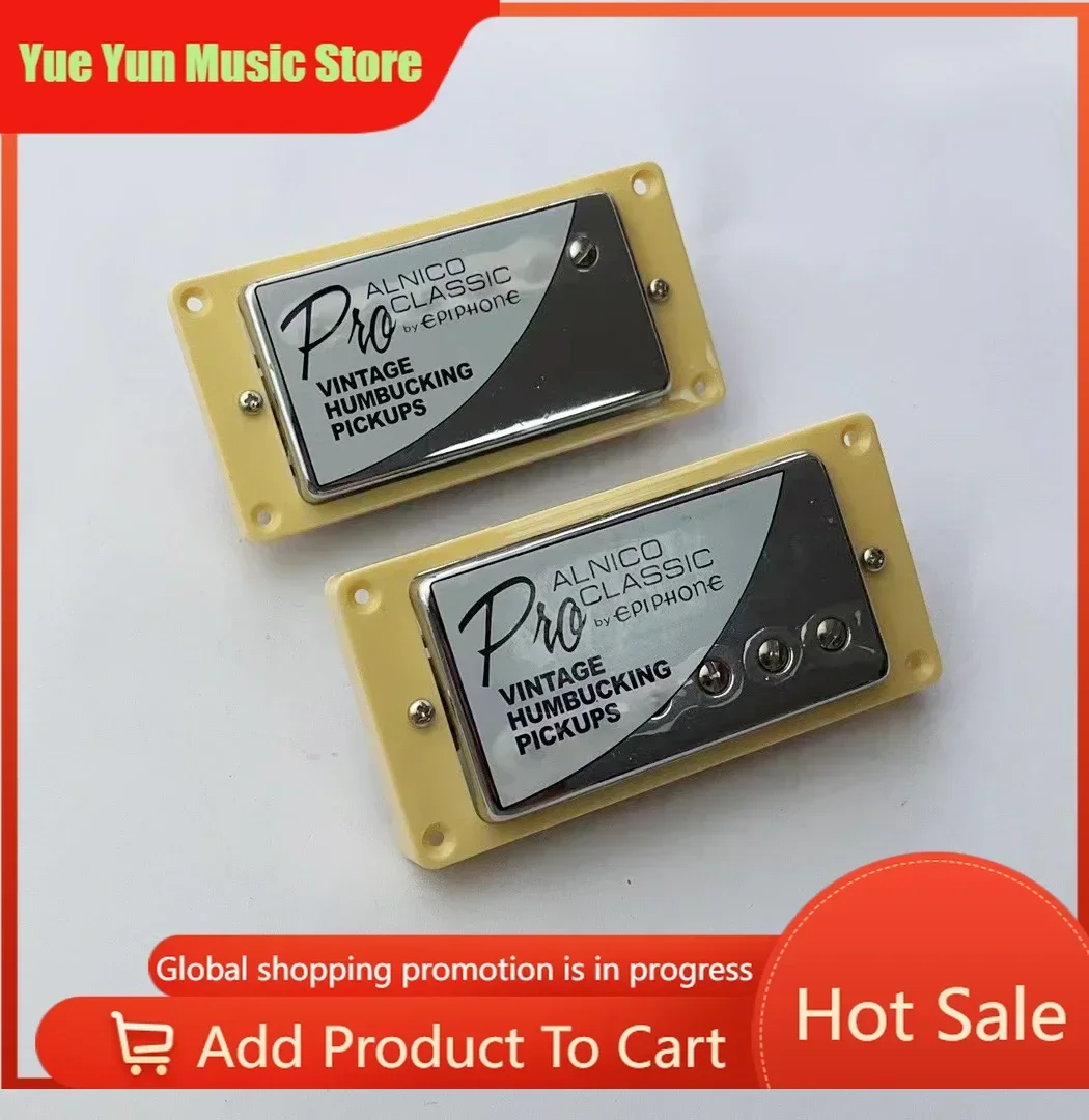 Yue Yun Music Store-Discount Hot Sale-Standard pro Double Coil Electric Guitar Pickup Alnico5 1C Metal Wire A+A Pickup
