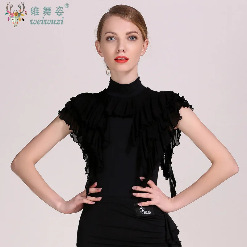 Vrouwen bodysuit voor ballroom danswedstrijd jurken wals latin tango rumba chacha top standaard flamenco kostuum body