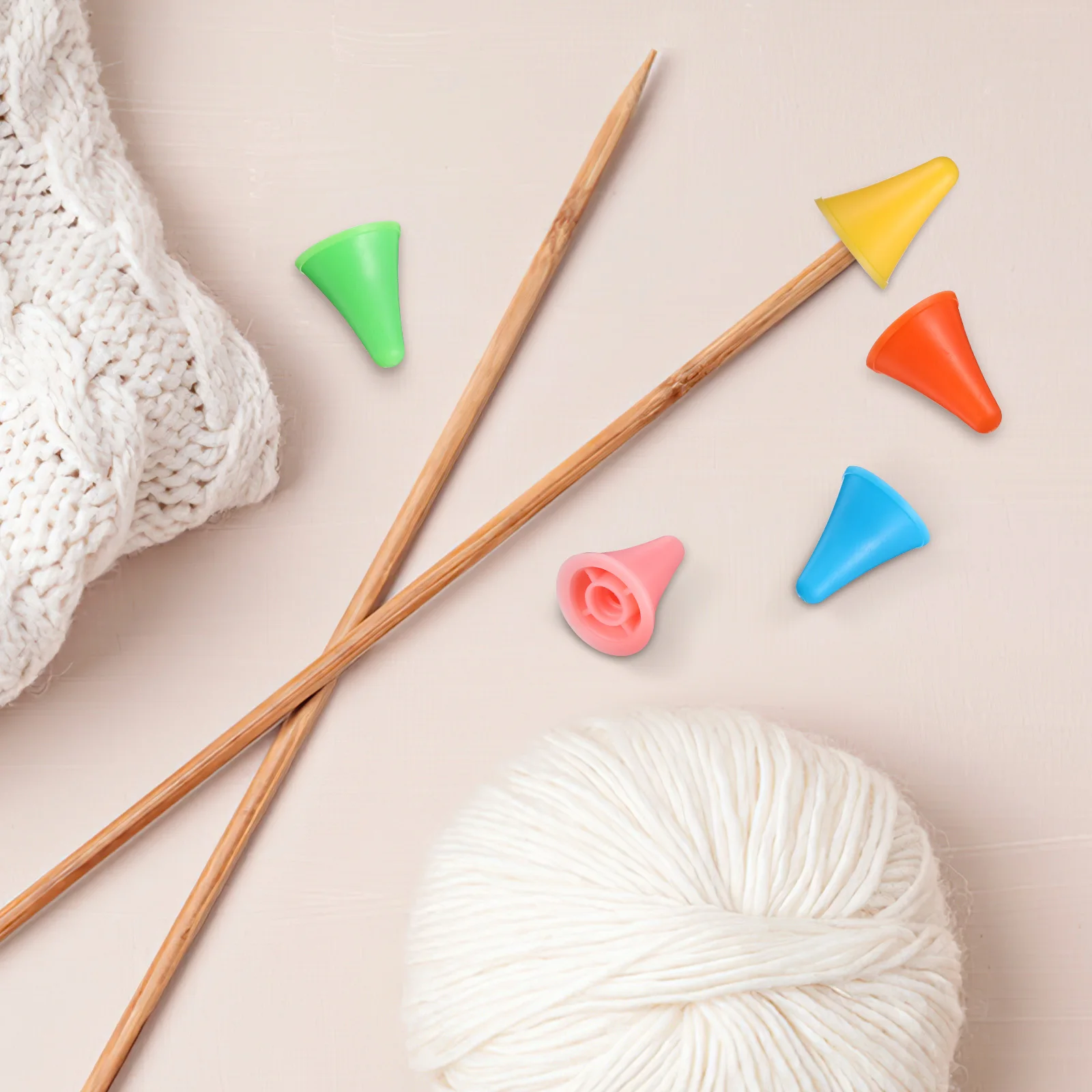 50 قطعة سدادات إبرة الحياكة حماة نقطة المطاط دائم العالمي صالح الملونة الحياكة اكسسوارات غرزة السدادات