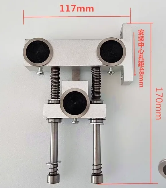 EDM Molybdenum Wire Tightness Regulator Three Guide Wheel Aluminum Type for CNC Wire Cut Machine,EDM wire cut machine parts