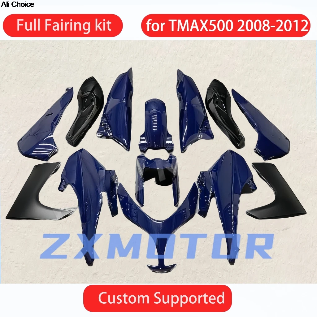 High Quality Fairings TMAX500 2008 2009 2010 2011 2012 Motorcycle Accessory Complete Fairing Kit for YAMAHA TMAX 500