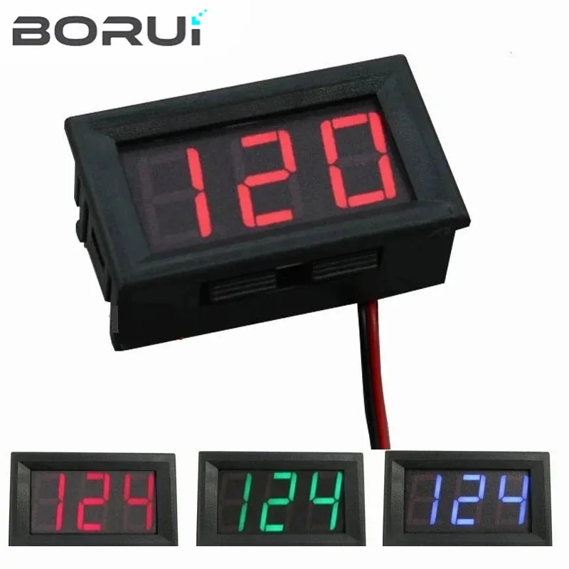 0.56 Mini LED Digital Voltmeter Detector DC 4.5-30V 12V 24V Voltage Capacity Monitor Volt Panel Tester Meter For Motorcycle Car