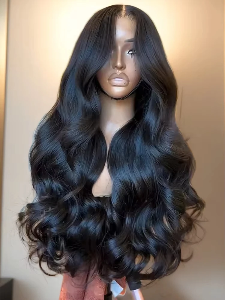 13x4 Body Wave Lace Front Human Hair Wig 200% Water Wave Pre Plucked HD Transparent Lace Wig 5x5 Closure Glueless Wigs For Women