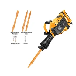Electric Demolition Jack Hammer Concrete Breaker For Demolition, Trenching, Chipping