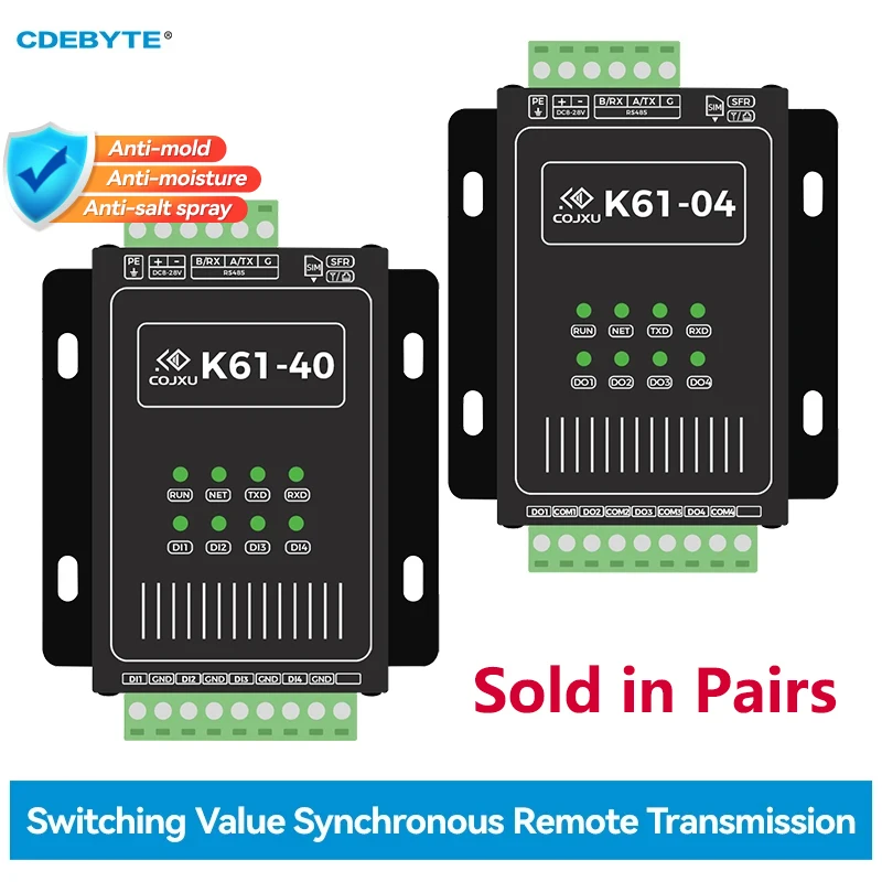 Valor de conmutación RS485 CDEBYTE K61-DL20 datos transmisión remota transparente Modbus RTU/TCP Hardware Watchdog antiinterferencias