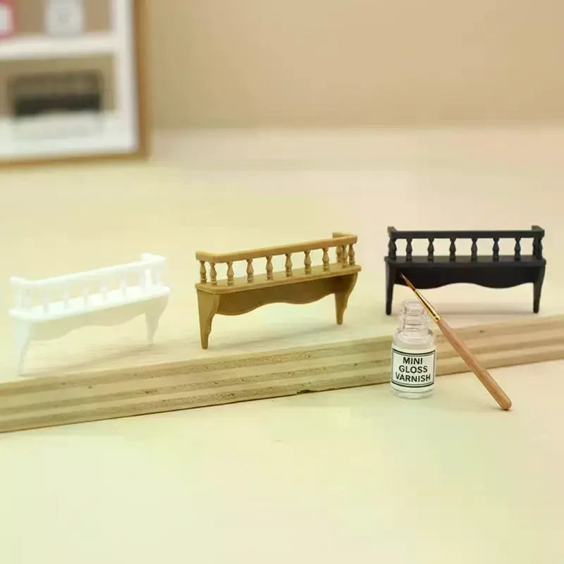 Wall Mounted Storage Rack 1Pcs Miniature Building Model Accessories 1:12 Dollhouse Simulation Scene Decoration Micro Model