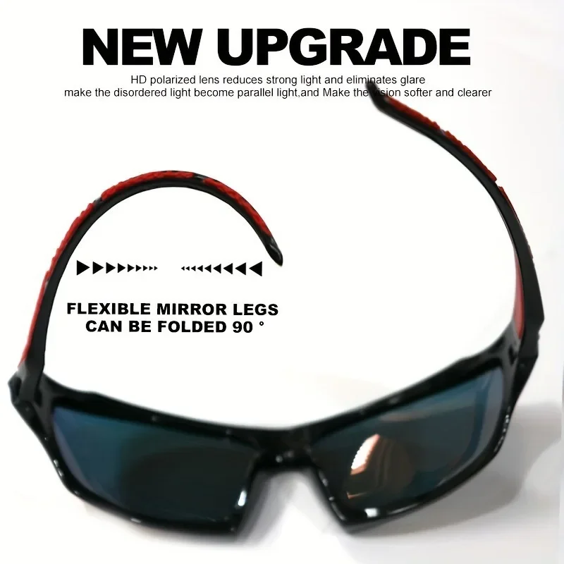 Fashion Sports Sunglasses Polarized For Men Uv Protection Personalized Glasses Round Frame Ycling Driving Fishing Fashion