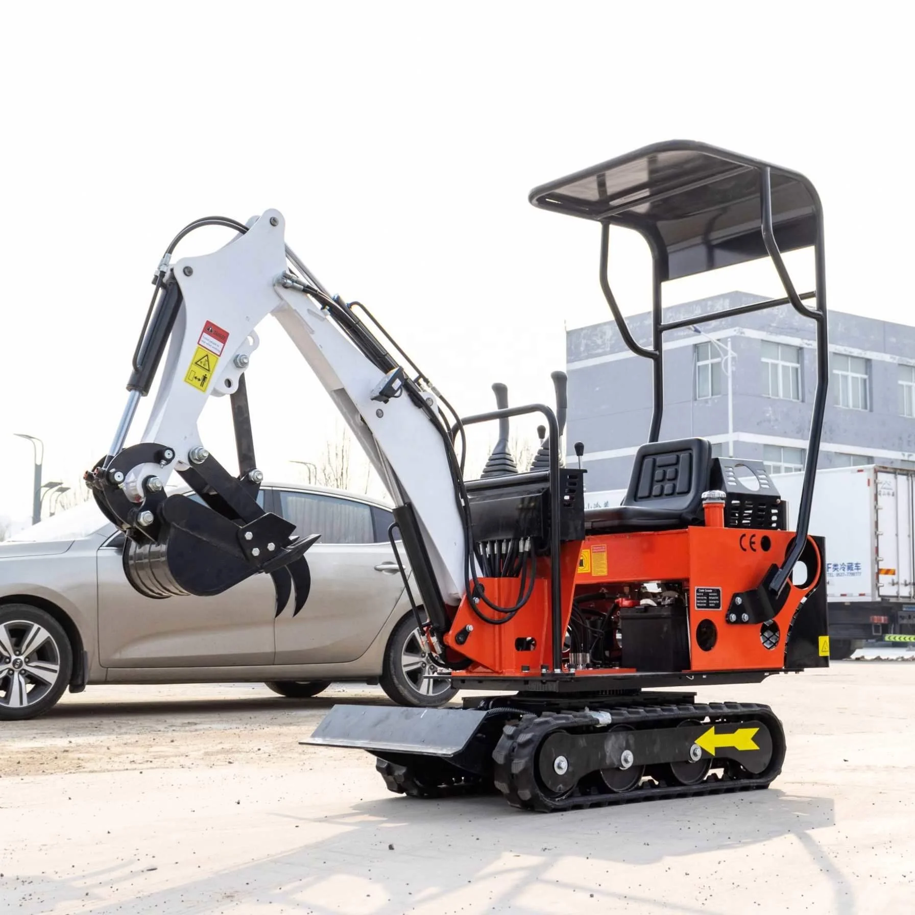 حار بيع RHINOCEROS 0.8T حفارة صغيرة EX08