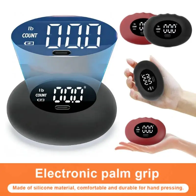Grip Strength Tester Hand Gripper - Grip Strength Trainer Hand Dynamometer Handheld Meter LED Display Comfortable 396lbs / 180kg
