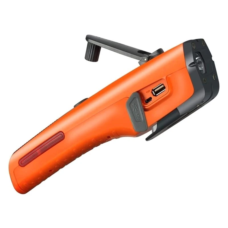 Emergency Car Tool Multifunctional:Portable Flashlight, Safety Hammer, Hand-Crank Power Bank For Vehicle Breakdowns
