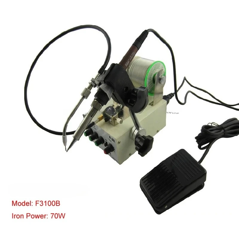 

Automatic Tin Feeding Machine Constant Temperature Soldering Iron F3100B Multi-function Foot Soldering Machine 1pcs