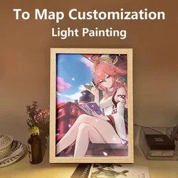 Led Light Painting Creative Diy Customization Anime Cartoon Room Decoration One Piece Custom Home Mural Picture Customization